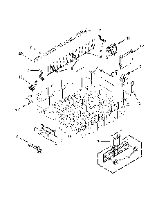 Upper Rack And Track Parts Diagram and Parts List for 66512774K314  Kenmore Dishwasher