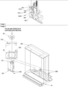 Machine Compartment Diagram and Parts List for TX21VC-P1315905WC  Amana Refrigerator