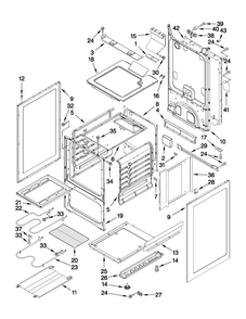 Part Location Diagram of W10206594 Whirlpool BLOCK-TERM