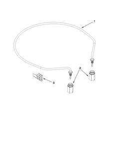 Heater Parts Diagram and Parts List for JDB2150AWP0  Jenn-Air Dishwasher