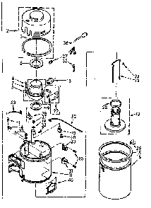 Unit Parts Diagram and Parts List for 11640540  Kenmore Central Vacuum