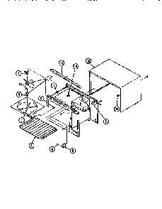 Body-upper Diagram and Parts List for WM2750B M167B Jenn-Air Wall Oven