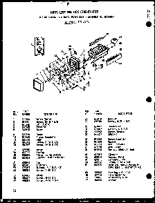 8 Cube Compact Ice Maker Diagram and Parts List for SD19W-C-P60340-23WC  Amana Refrigerator