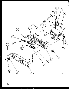Ice And Water Cavity Diagram and Parts List for SQD25MB3W-P1153404WW  Amana Refrigerator