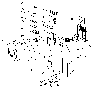 Cabinet Parts Diagram and Parts List for AAP-12DR1FA  Admiral Air Conditioner