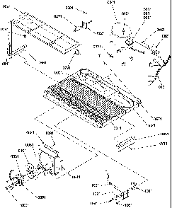 Machine Compartment Diagram and Parts List for SSD522TW-P1313602WW  Amana Refrigerator
