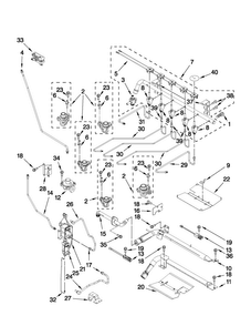Part Location Diagram of 7003P148-60 Whirlpool INSULATOR