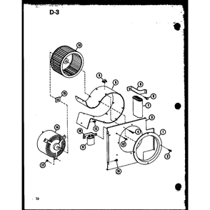 Diagram 17 Diagram and Parts List for 912-3E50A P68412-6R Amana Air Conditioner