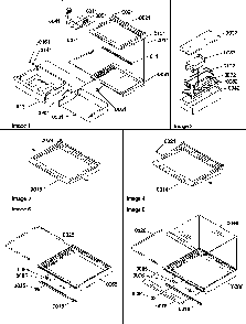 Shelves, Deli, And Crisper Assemblies Diagram and Parts List for SBIE20TPW-P1190708WW  Amana Refrigerator