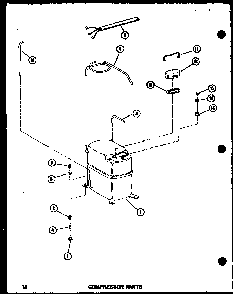 Compressor Parts Diagram and Parts List for ES218-3SPT P67535-2R Amana Air Conditioner