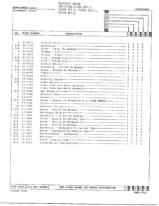 Electric Dryer/backguard Page 2 Diagram and Parts List for 7435A  Norge Dryer