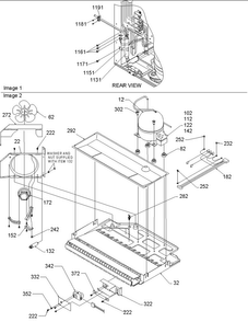 Machine Compartment Diagram and Parts List for BX518VE-P1324301WE  Amana Refrigerator