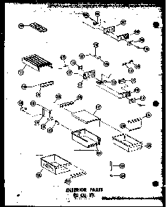 Section 6 Diagram and Parts List for TC18N-A-P60303-59WA  Amana Refrigerator