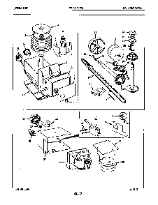 Ice Cream Maker Diagram and Parts List for CRC24EA-3AI-5M75B  Magic Chef Refrigerator