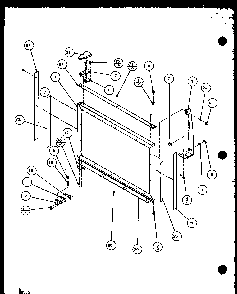 Section 2 Diagram and Parts List for TZ18Q2W-P1156103WW  Amana Refrigerator