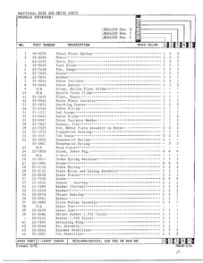Base And Drive Parts Page 4 Diagram and Parts List for 6530A REV A Norge Washer
