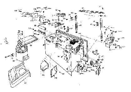 Oven Assembly Diagram and Parts List for 5629947310  Kenmore Microwave