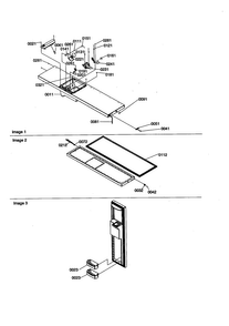 Freezer Door Diagram and Parts List for SCD23VBW-P1315305WW  Amana Refrigerator