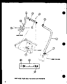 Section 7 Diagram and Parts List for LWD353 P1110508W W Amana Washer