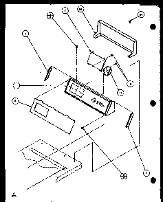 Section 3 Diagram and Parts List for LW2600 P7804701W W Amana Washer