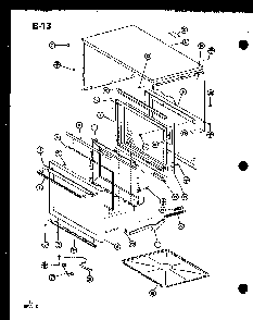 Section 3 Diagram and Parts List for CRRL-9TC P75533-5M Amana Microwave