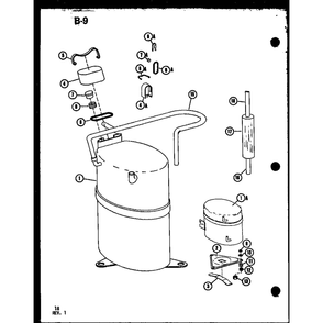 Part Location Diagram of C6151101 Whirlpool DISCONTINUED
