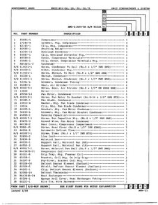 Unit Compartment/system Page 2 Diagram and Parts List for 21484-OA  Admiral Refrigerator