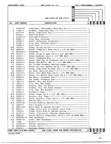 Unit Compartment And System Page 2 Diagram and Parts List for 22894-OA  Admiral Refrigerator