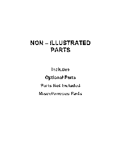 Optional parts (not included) Diagram and Parts List for MGS8800FZ1  Maytag Range