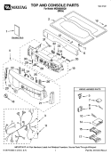Part Location Diagram of W10100389 Whirlpool PANEL-CNTL