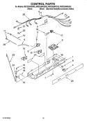 CONTROL PARTS Diagram and Parts List for MSD2269KEA02  Maytag Refrigerator