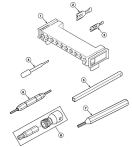 Tools Diagram and Parts List for SSEF17WJ  Speed Queen Dryer