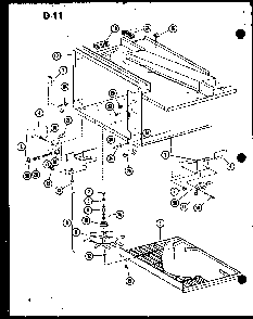 Part Location Diagram of A1013801 Whirlpool DISCONTINUED