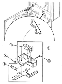 Lid Switch Diagram and Parts List for SWT2A0LN1124  Speed Queen Washer
