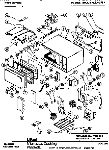 Section 7 Diagram and Parts List for JW1040100  Amana Microwave