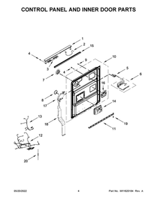 Part Location Diagram of W11629917 Whirlpool CNTRL-ELEC