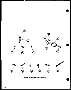 Section 2 Diagram and Parts List for LWD973W P1122803WW Amana Washer