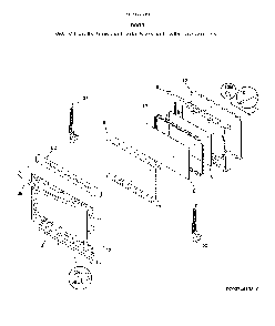 Part Location Diagram of 316453054 Frigidaire GLASS ASSEMBLY