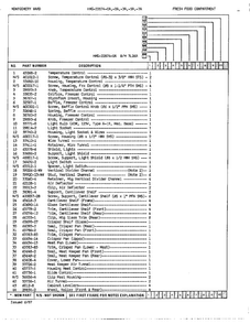 Fresh Food Compartment Page 2 Diagram and Parts List for 22874A  Admiral Refrigerator