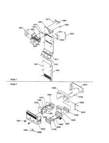 Ice Maker/control Assembly Diagram and Parts List for SRI21VE-P1315601WE  Amana Refrigerator