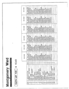 Parts 40/50 Gallon - 8 Year Diagram and Parts List for 62143-0A  Admiral Refrigerator