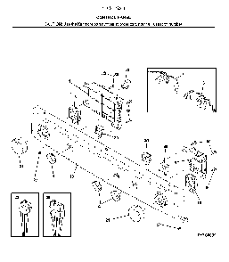 Control Panel Diagram and Parts List for 41761712511  Kenmore Washer Dryer Combo