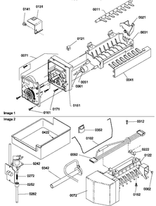 Ice Maker Assembly & Parts Diagram and Parts List for BX21TE-P1196513WE  Amana Refrigerator