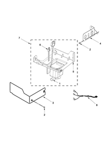 Pump Parts Diagram and Parts List for JIM158XXCX2  Jenn-Air Ice Maker