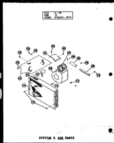 Part Location Diagram of D6700113 Whirlpool NLABLOWER WHEEL