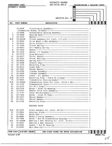 Transmission And Related Parts Page 2 Diagram and Parts List for 6835A REV E Norge Washer