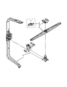 Upper Wash And Rinse Parts Diagram and Parts List for JDB8200AWS0  Jenn-Air Dishwasher
