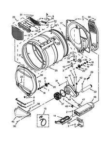 Part Location Diagram of W10692562 Whirlpool HOUSNG-OUT