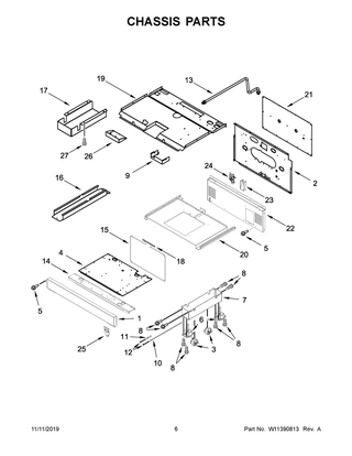 Part Location Diagram of W11369237 Whirlpool COVER-CNTL