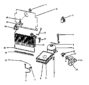 Machine Compartment And System Diagram and Parts List for AUF170KW-P1317706W  Amana Freezer